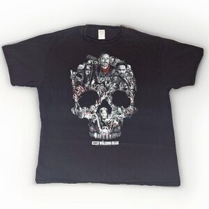 The Walking Dead T-Shirt - Negan Skull - AMC - Mens 2XL - Black